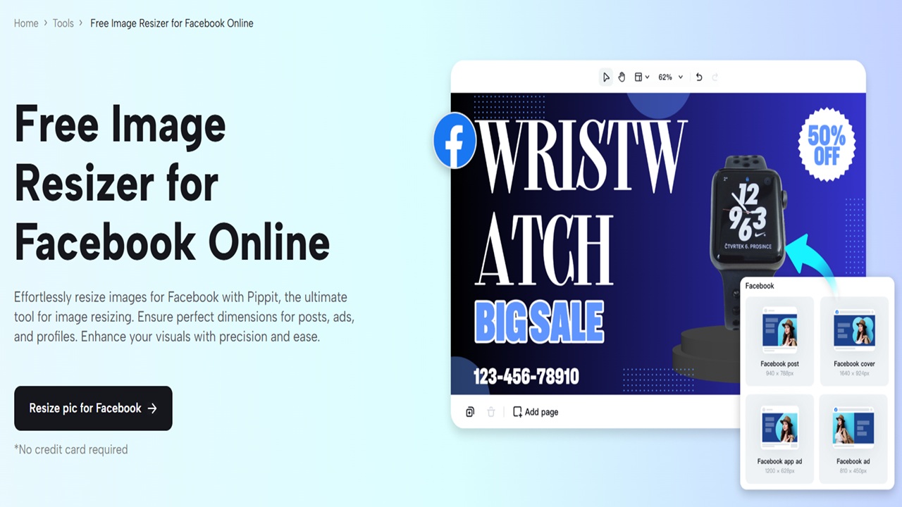 Increase Facebook Engagement through Pippit AI-Image Resizing Tools